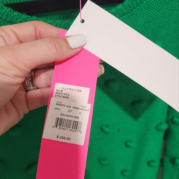 Lilly Pulitzer Green Pom Pom dress - Picture 5 of 5